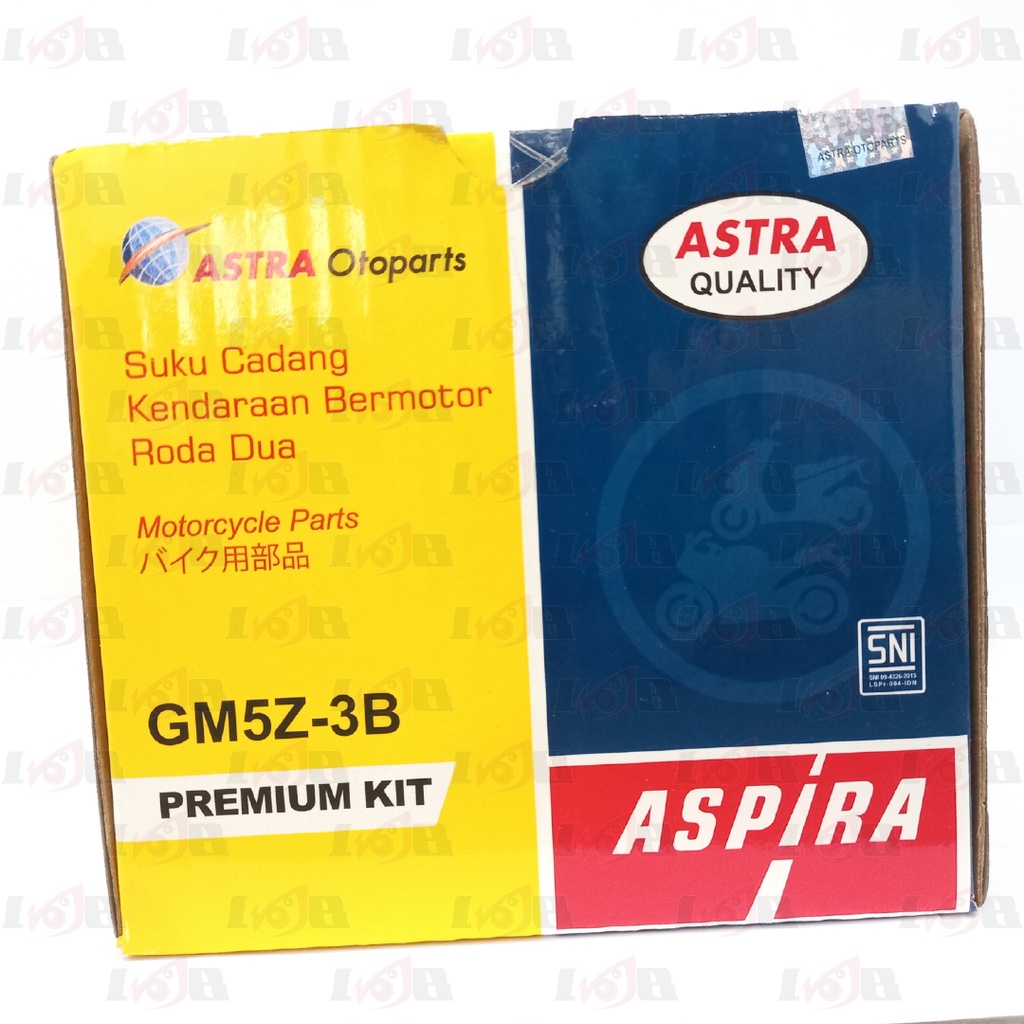 Aspira AKI BASAH GM5Z-3B Premium Kit Accu Grand Supra Mio Vega F1zr Smash GT6A