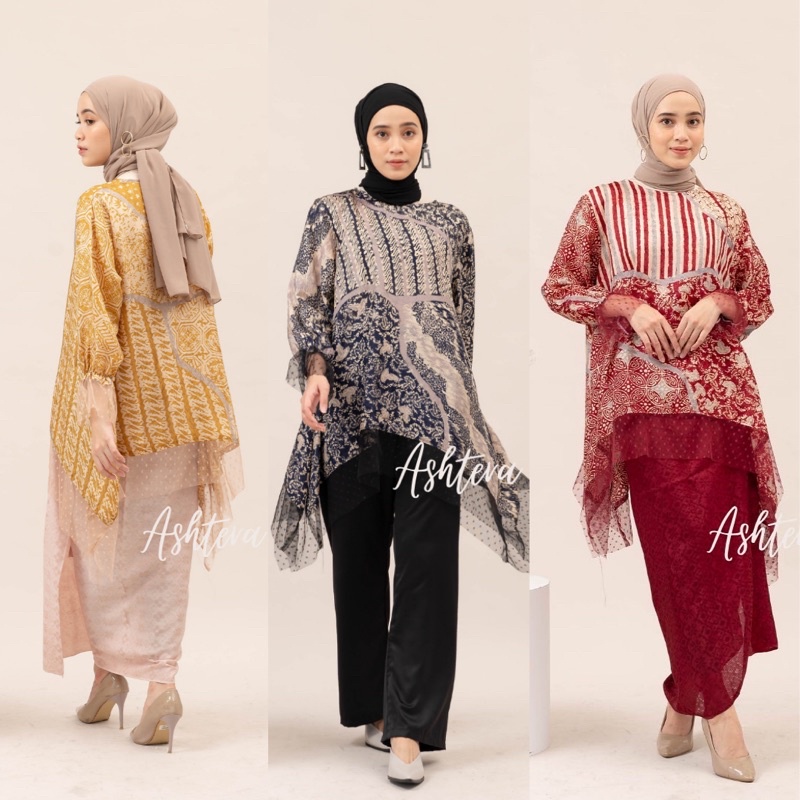 PO KIRIM SANTAI TIDAK BISA SEBELUM LEBARAN ALEDA TILE BLOUSE KEBAYA