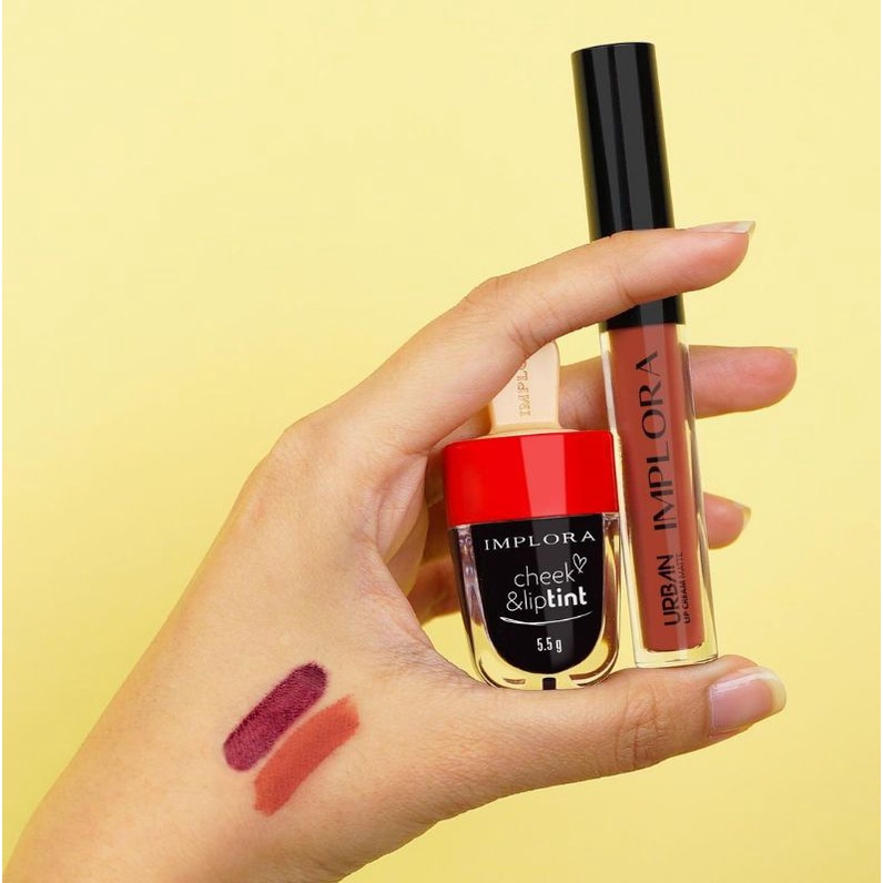 OMBRE LIPS VIRAL LIPTINT IMPLORA O1 LIPCREAM IMPLORA 01