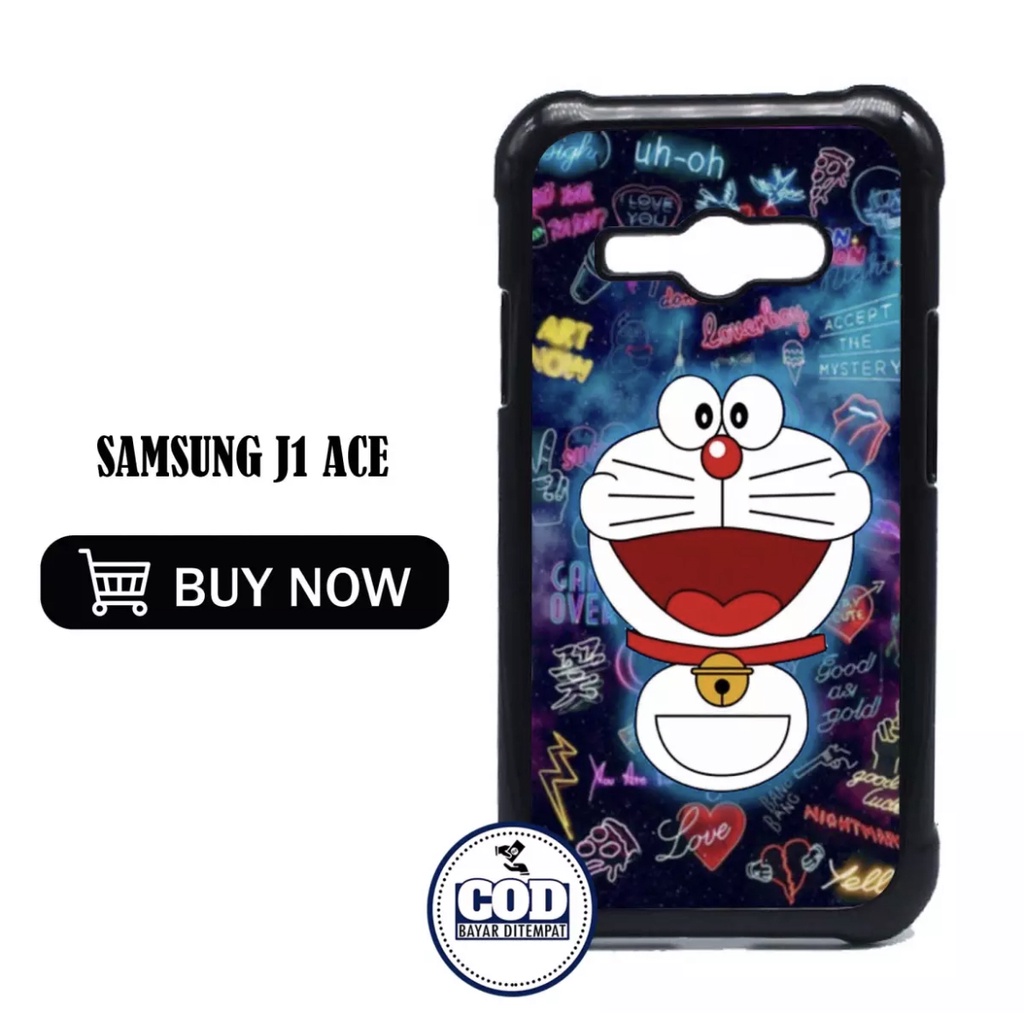 ACASTO Case Samsung J1 Ace motif anime japan doraemon art style lucu unik fashion pria & wanita semu