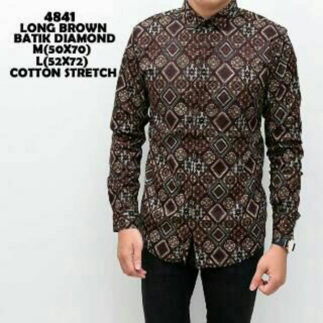 Kemeja Panjang Batik Songket Slim Fit