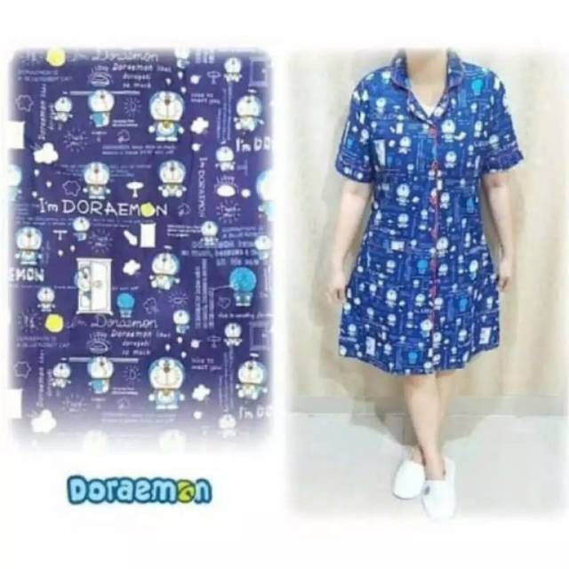 TIDUR DASTER DEWASA motif DORAEMON PINTU.
