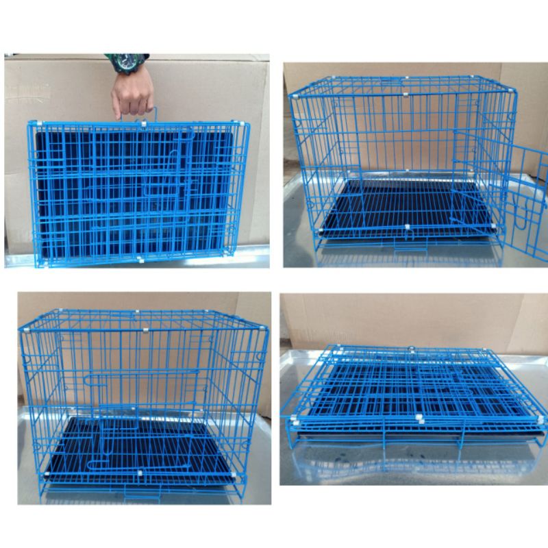 KANDANG LIPAT, UNTUK KUCING/KELINCI/MUSANG/HEWAN UKURAN M MEDIUM (47×35× 38)-5