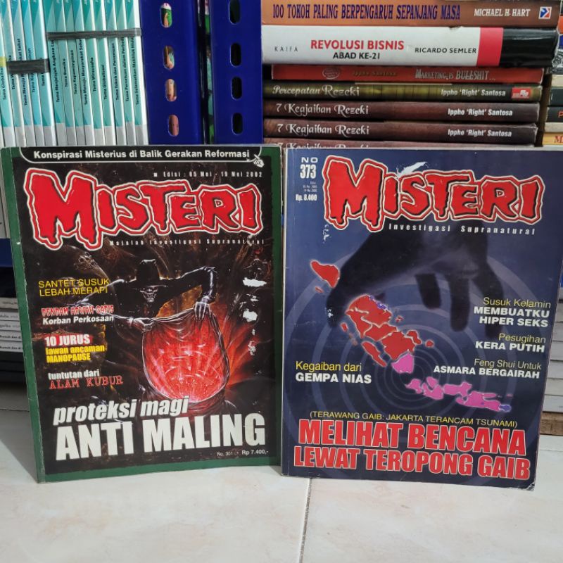 MAJALAH MISTERI BEKAS 1 PAKET 4 MAJALAH (RANDOM)