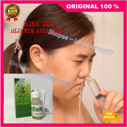 [BISA COD] Herbal Gurah Tetes Hidung Az zahra Ampuh 100% ASLI