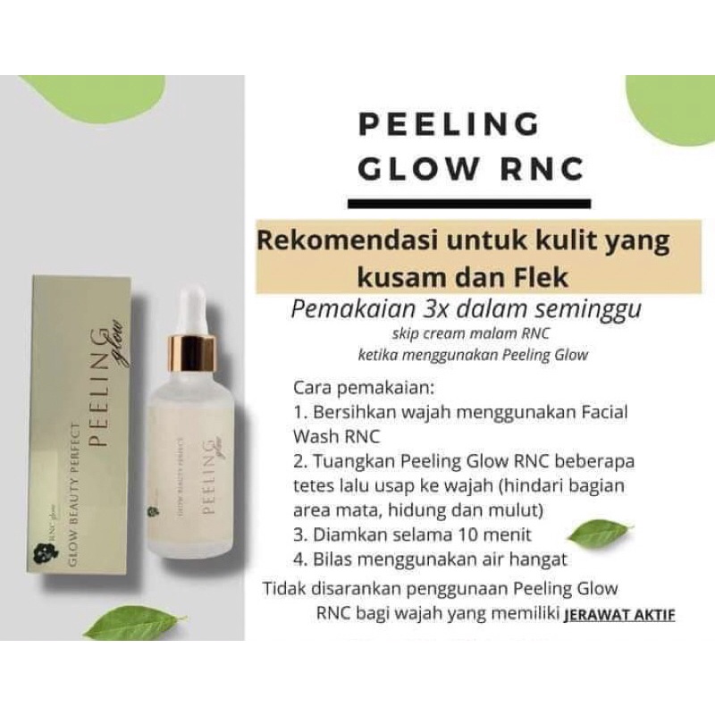 peeling glow rnc bpom original