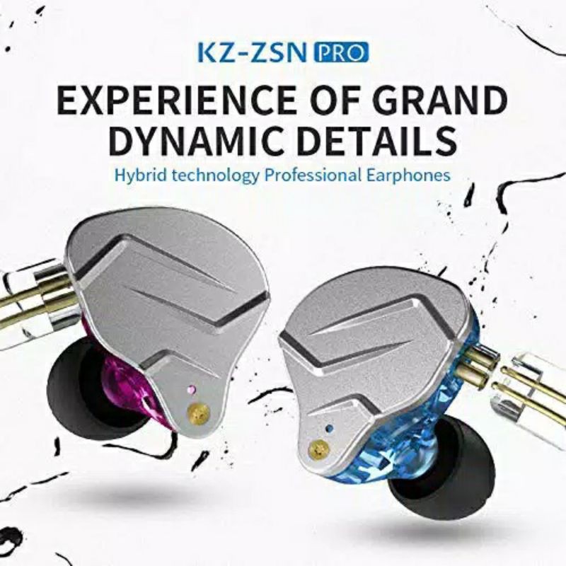 Kz zsn Pro with mic experience of grand dynamic detail original