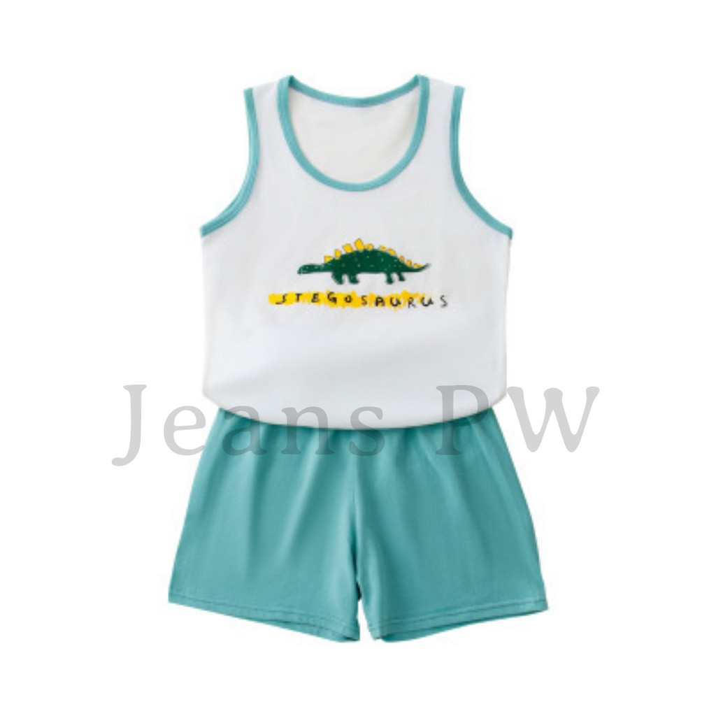 singlet anak unisex / baju santai anak cowo cewe / singlet anak adem murah / setelan singlet anak