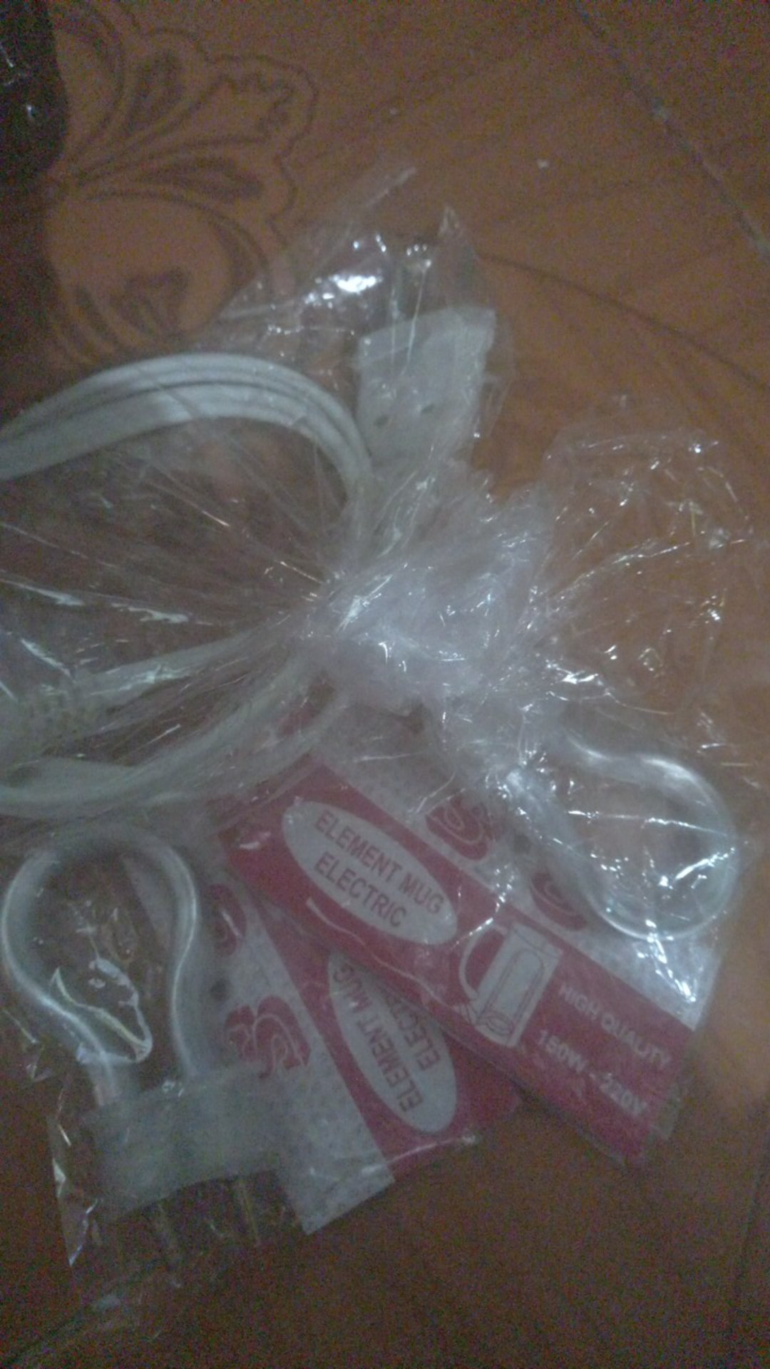 Elemen Teko Listrik Plastik  Alumunium