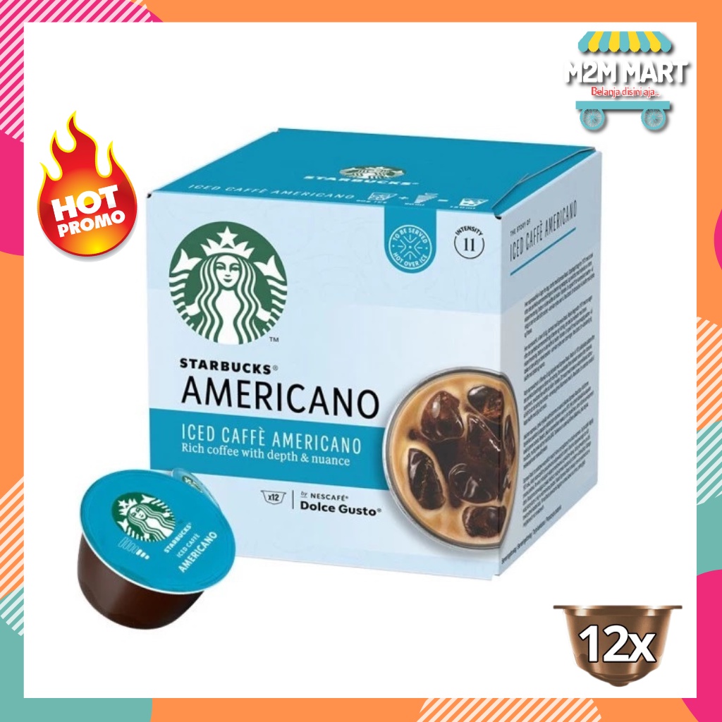

Kopi Dolce Gusto Starbucks Iced Caffe Americano Capsule