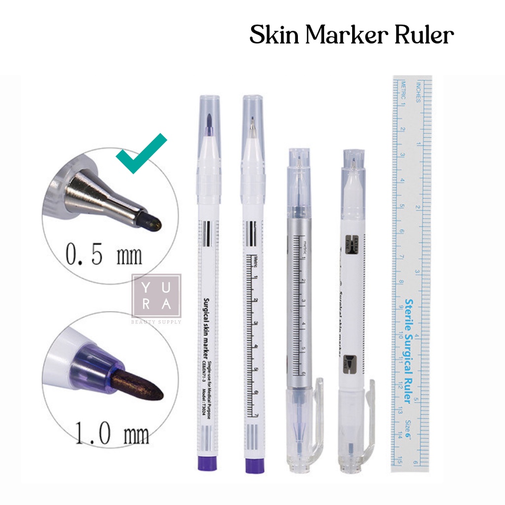 Tondaus Surgical Skin Marker Pen Sulam Alis WATERPROOF (0,5mm)