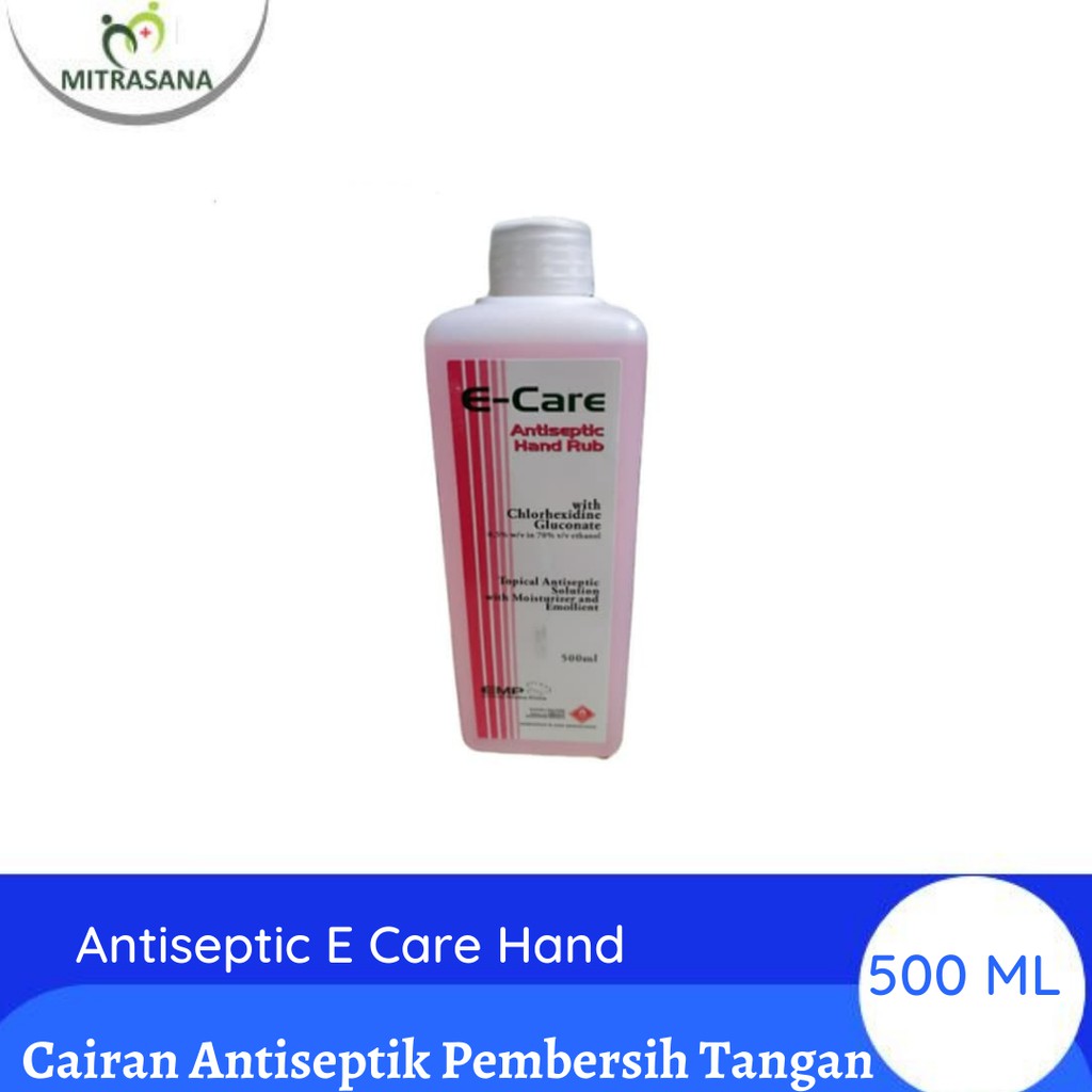 Antiseptic E Care Hand Rub 500 Ml
