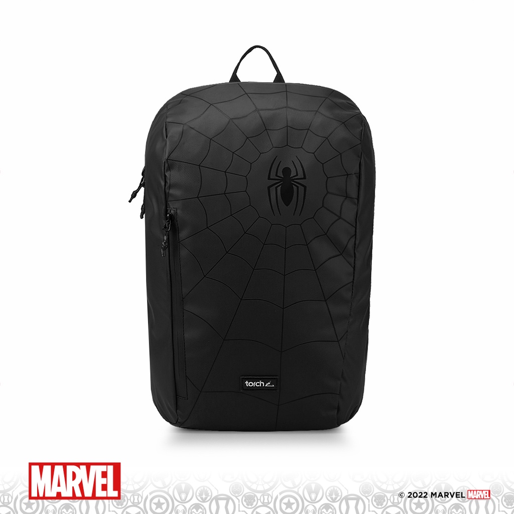 TORCH Depok Spider-Man 2 Spider Web Black Backpack Kazo 19 Liter Black