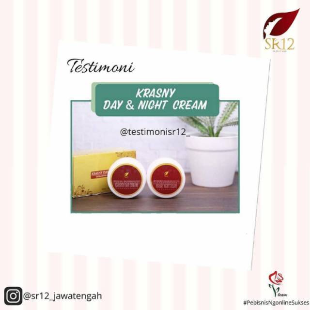 

KRASNY DAY & NIGHT CREAM - SR12 || REKOMEND KULIT KERING