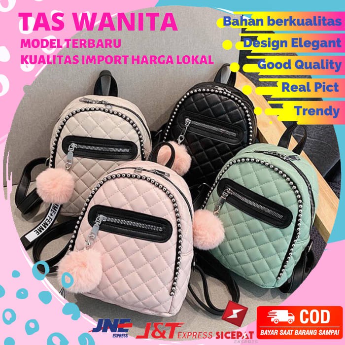 TAS SELEMPANG WANITA GG1692 GL823 GQ2610 TAS RANSEL TAS WANITA TAS IMPORT RANSEL IMPORT MURAH NB109