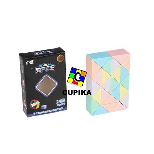 Rubik Diansheng macaron Snake PUZZLE 24 36 48 60 72 3x3 Montessori