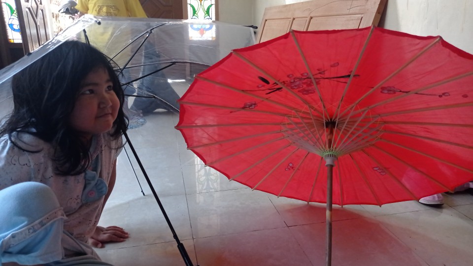 Payung Transparan Gagang Hitam Jamin Plastik Tebal Bening  Transparant Korea Japan High  Quality