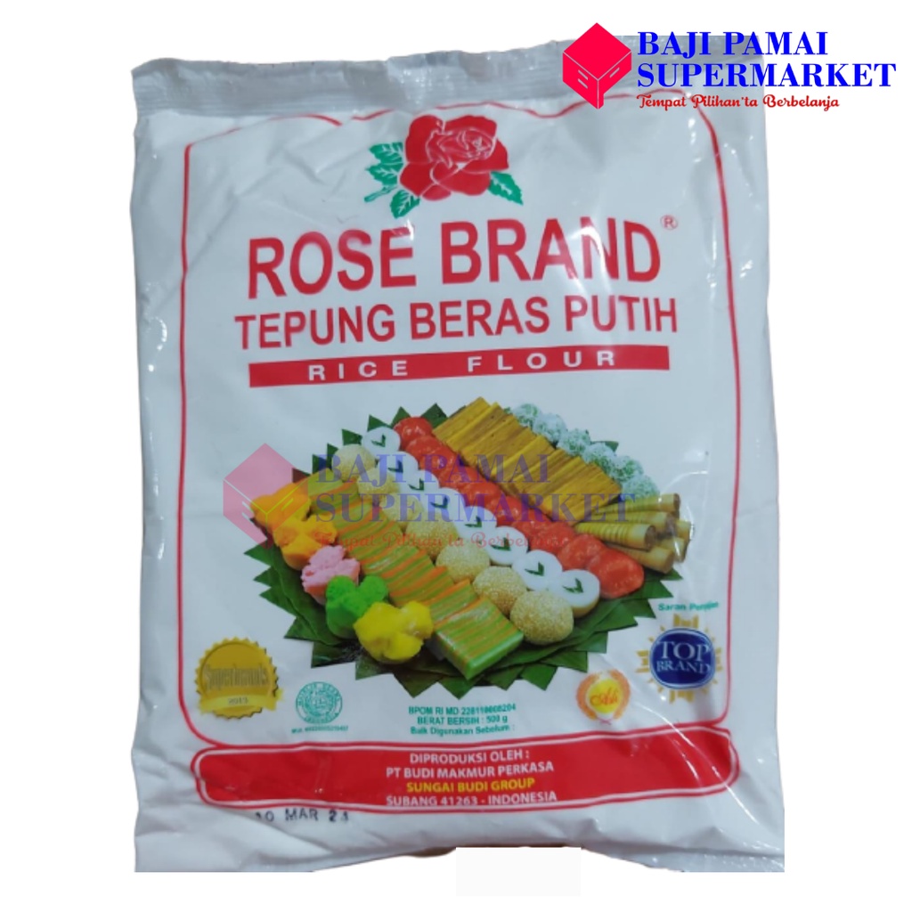 

Tepung Beras Putih Rose 500gr