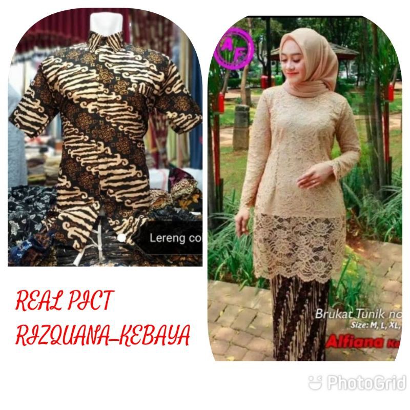 COUPLE KEBAYA KURUNG/COUPLE KEBAYA BROKAT TUNIK JUMBO/COUPLE MODERN