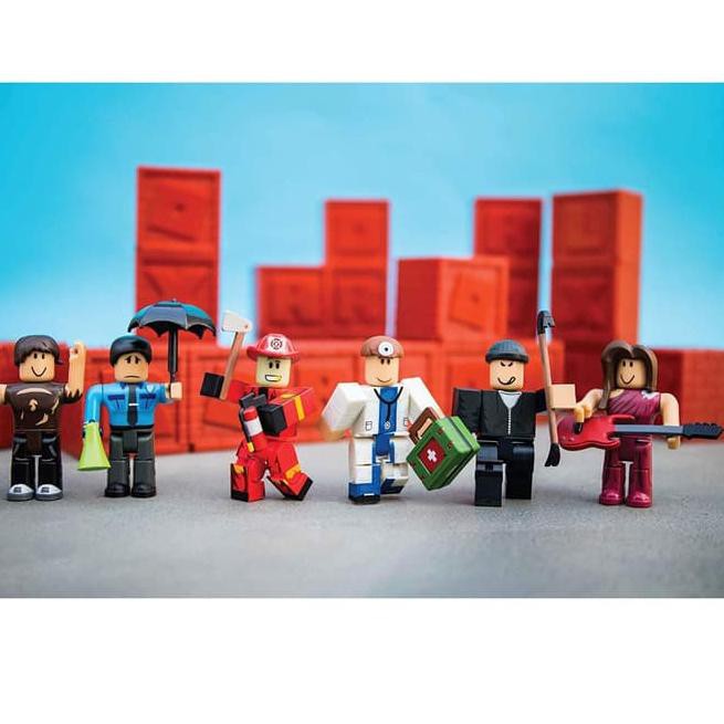 Original Roblox Citizens Of Roblox Six Figure Pack Mainan Anak - roblox westover firefighter roleplay