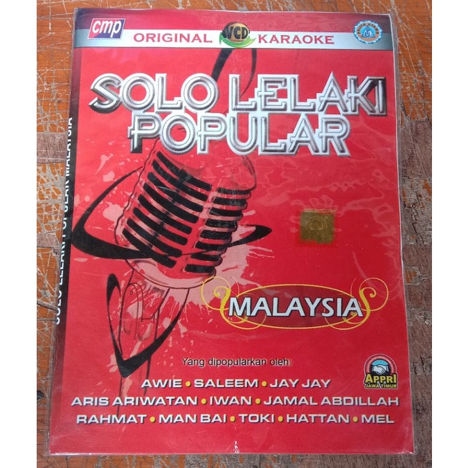 Kaset Vcd Original Solo lelaki popular malaysia