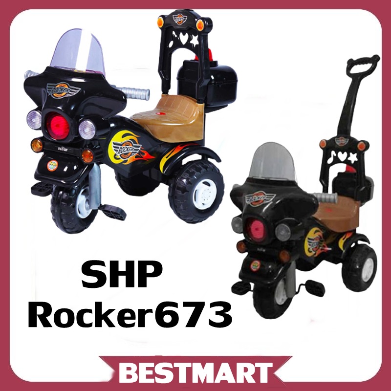 Sepeda Motor Rocker SHP 673 Anak Roda Tiga Dorong