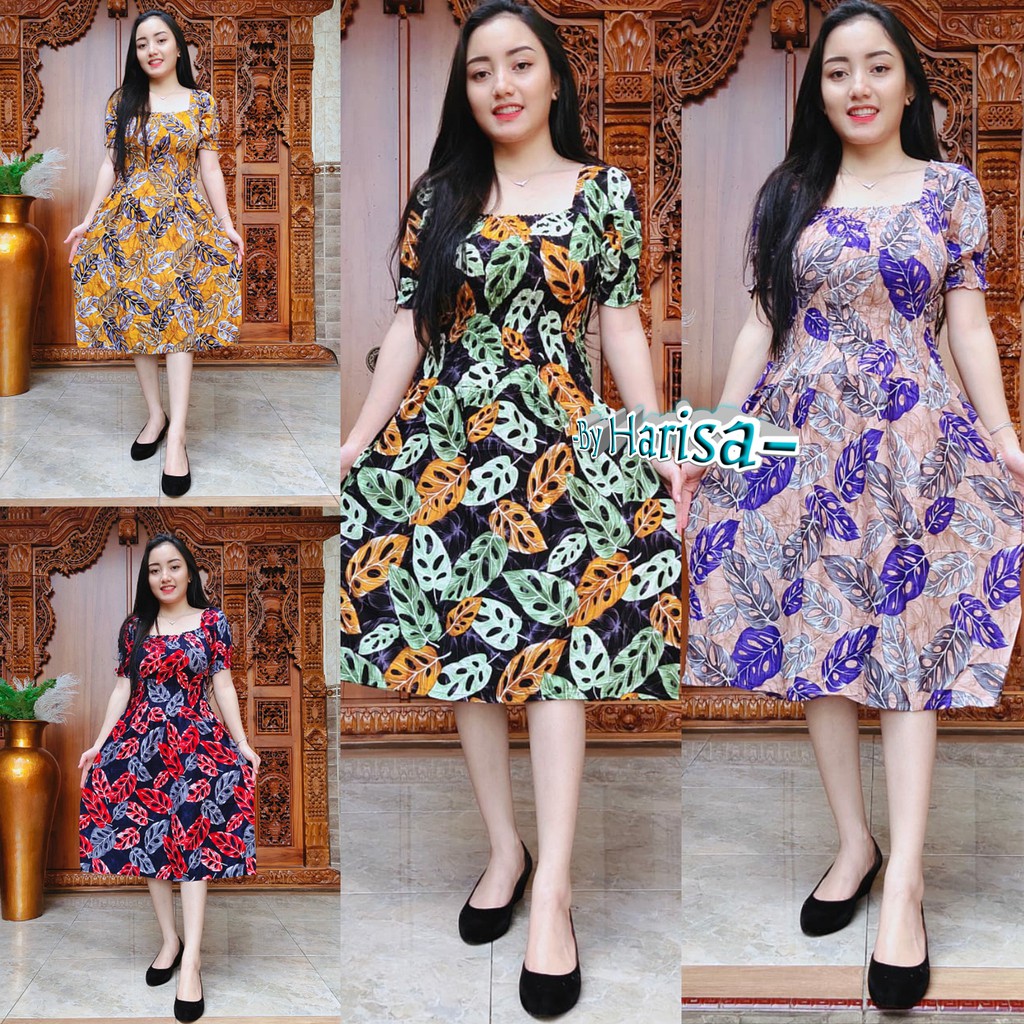 Dress Sabrina Janda Bolong Rayon Super