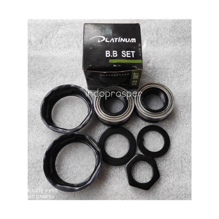 BB Set/Kom Gear/Kom Gir/Mangkoan Tengah Bearing Sepeda BMX 16 Platinum