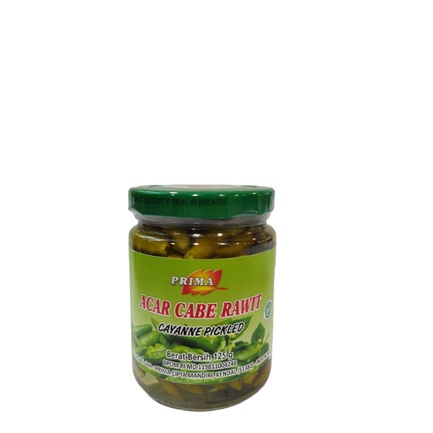 

Acar Cabe Prima 125 gr (Cayanne Pickled)