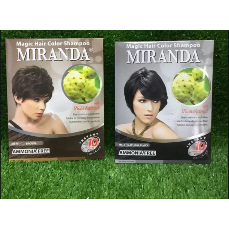 ❤ RATU ❤ Miranda Magic Hair Color Shampoo | hair color shampo Herbal | Hair color Herbal BPOM✔️