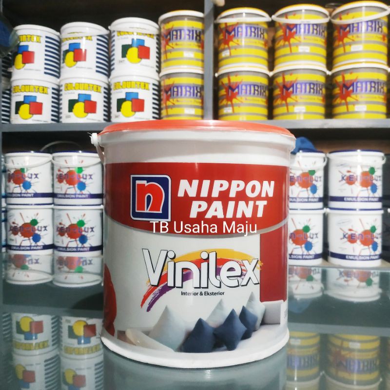 Cat Tembok Vinilex Nippon Paint PUTIH kemasan 5KG