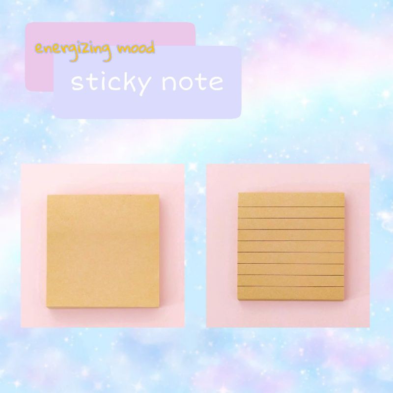 

Sticky Note Motif Buku Tulis untuk sekolah/agenda/perkantoran dll