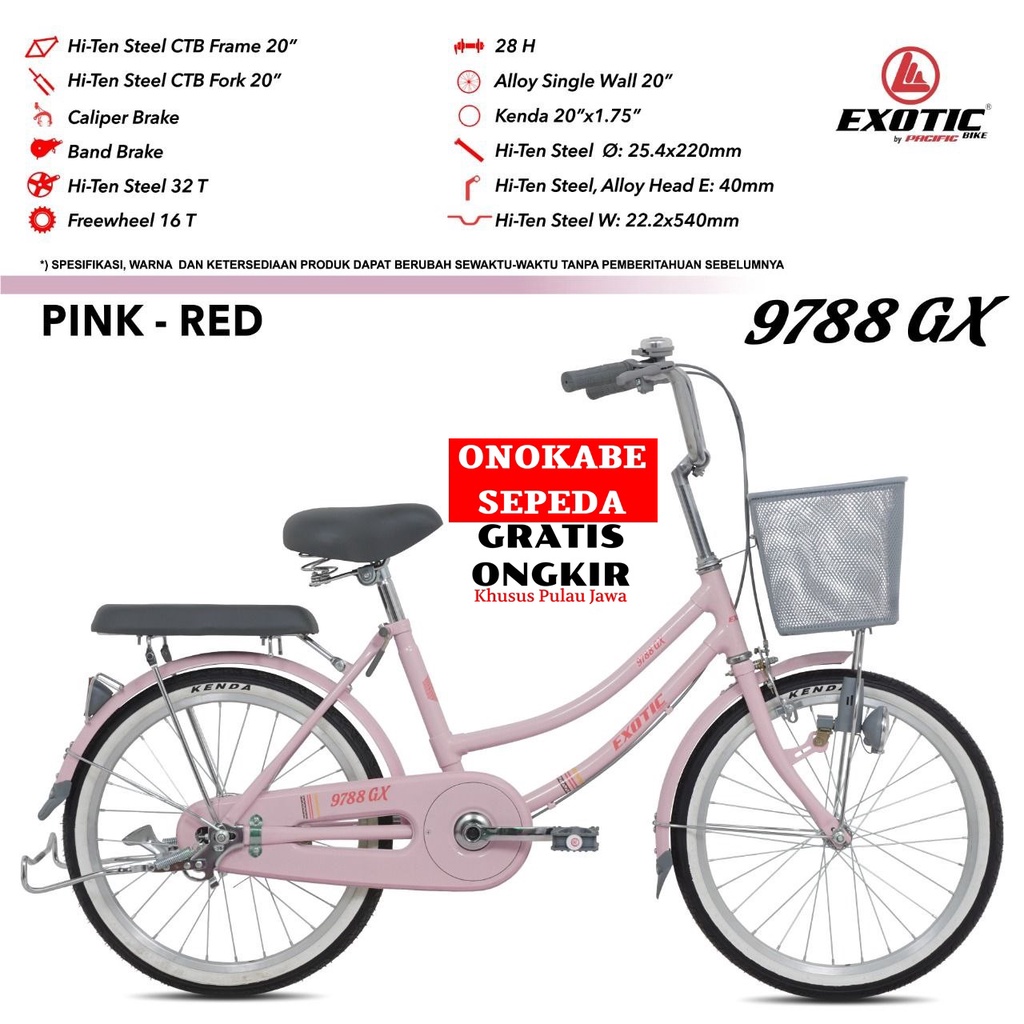 SEPEDA MINI 20 EXOTIC 9788 GX