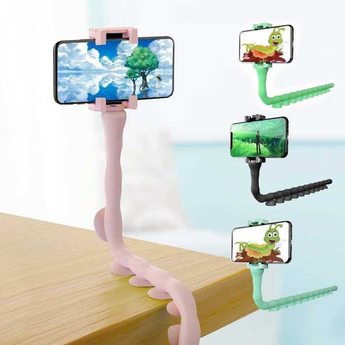 Harga special Murah  Holder  Tripod Mini Spider dan Holder Lipat V cute warm worm tripod ulat g3 rin