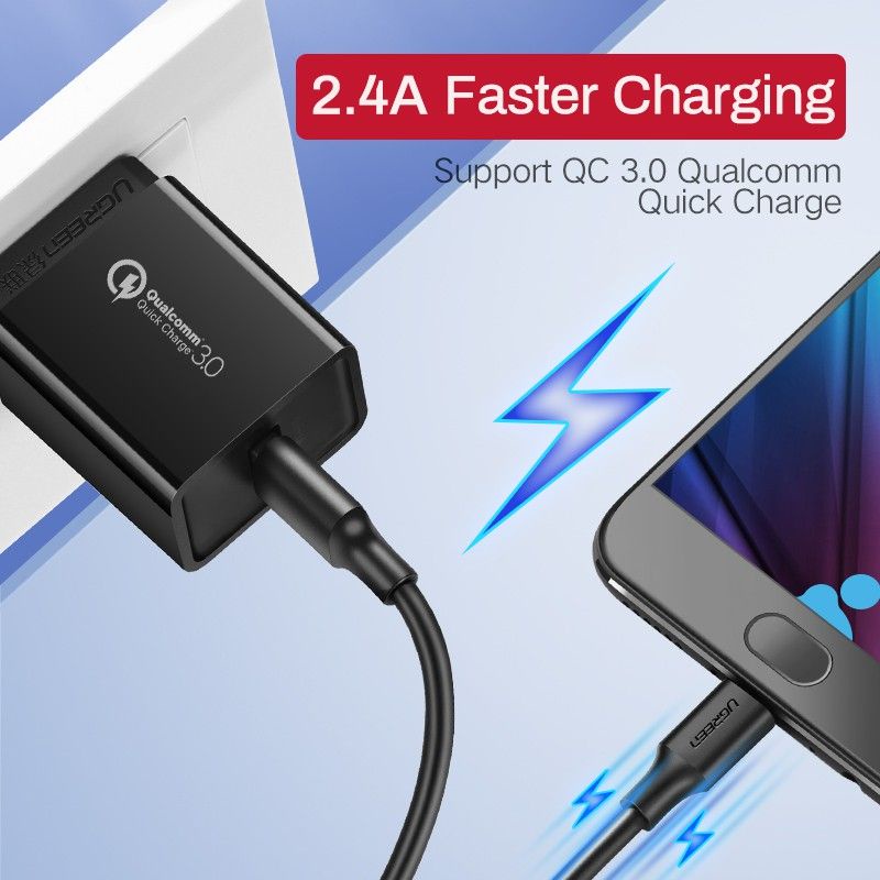 UGREEN Kabel Data / Charger Micro USB 3A Fast Charging