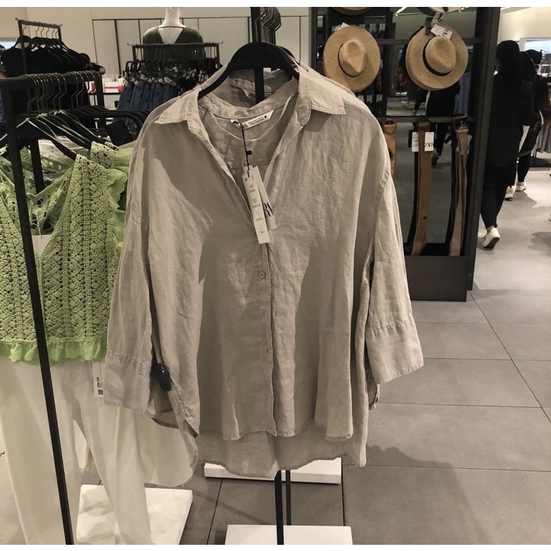 jastip zara kemeja oversized