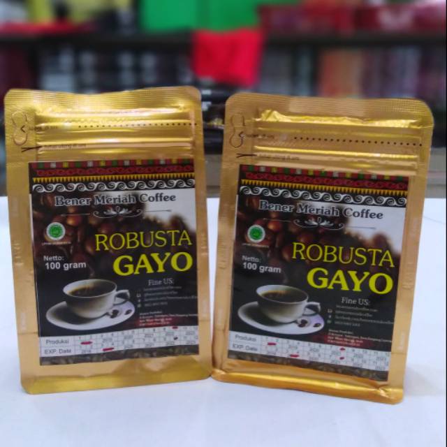 

Bener Meriah Coffee Robusta Gayo 100gr