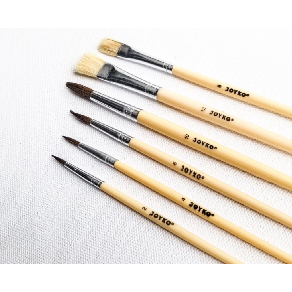 

Kuas Joyko Mix Brush Kuas Lukis Joyko Set 6