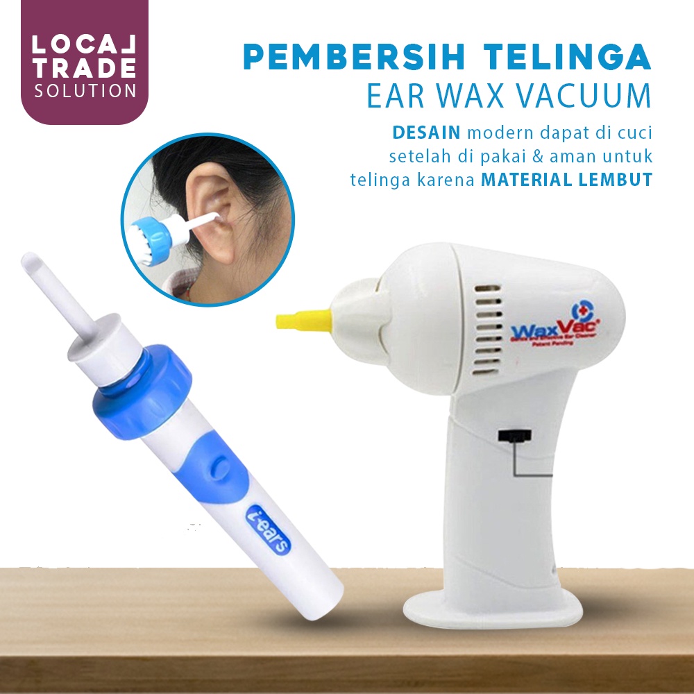 Pembersih Telinga Elektrik Penyedot Kotoran Telinga Ear Wax Vacuum Kuping Ear Wax Cleaner Removal