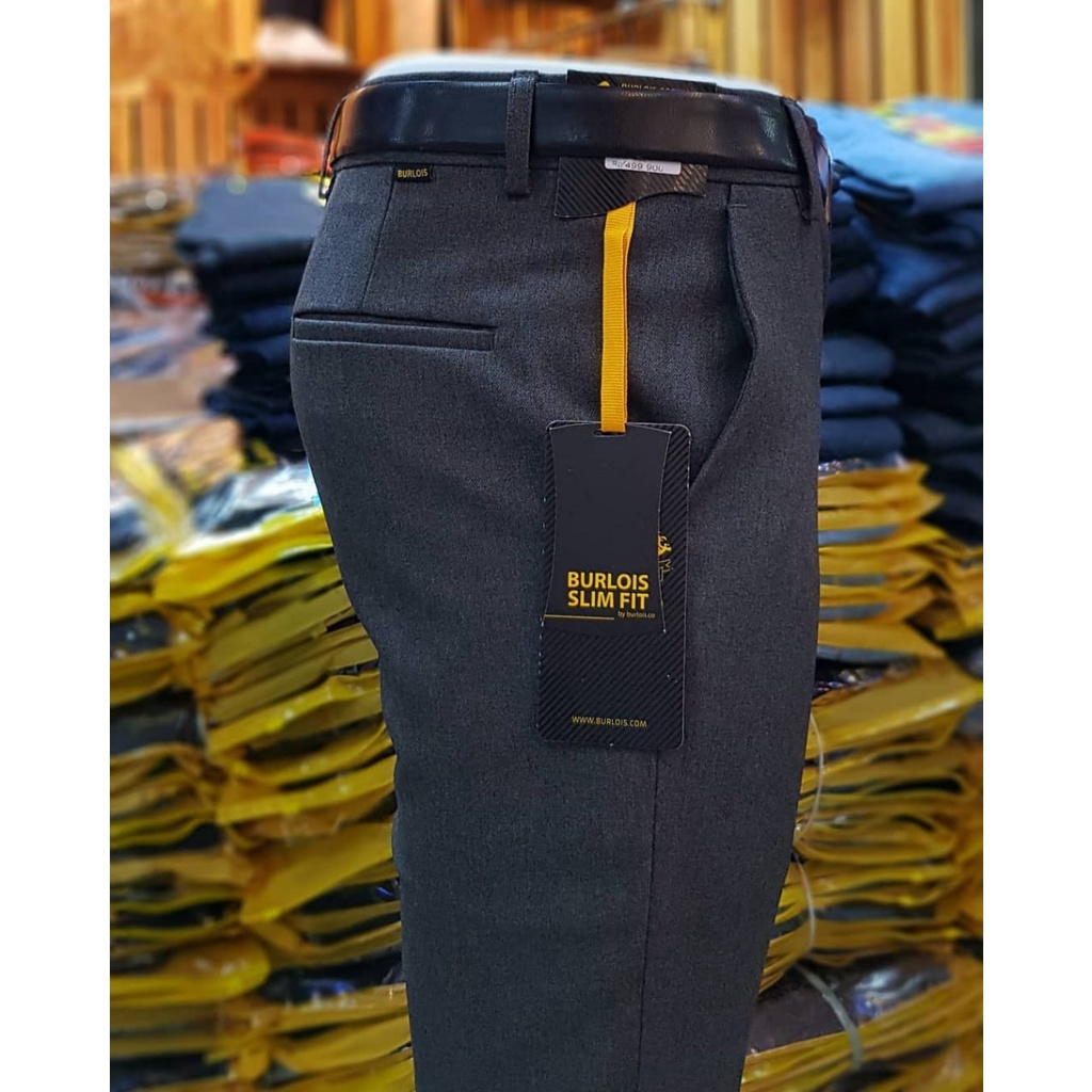 Burlois Store Original Celana Panjang Slimfit Kantoran Original Burlois