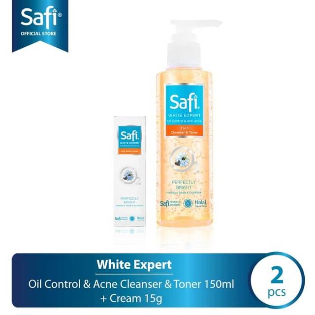 [PROMO] PAKET SAFI OIL CONTROL PC2IN1 ACNE & CREAM ACNE 15ML [MURAH]