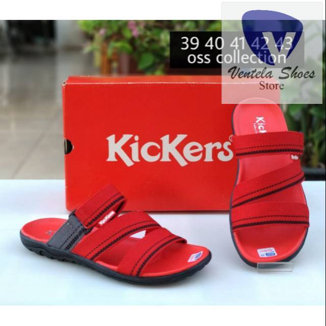 Kickers sendal slop tali 3 bisban terlaris terbaru solo sandal pria termurah