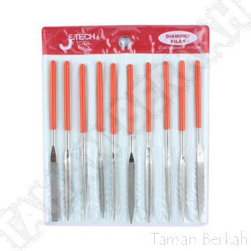 

JETECH KIKIR DIAMOND MINI 10 PCS - DIAMOND MINI FILE SET 10PCS