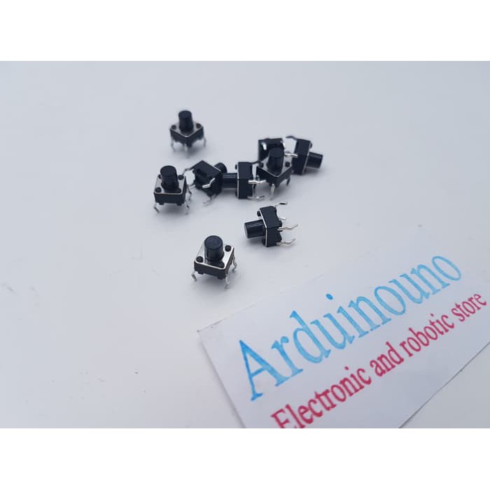 Tactile push button 6x6x5mm 2P 4P micro switch momentary DIP 6x6x5