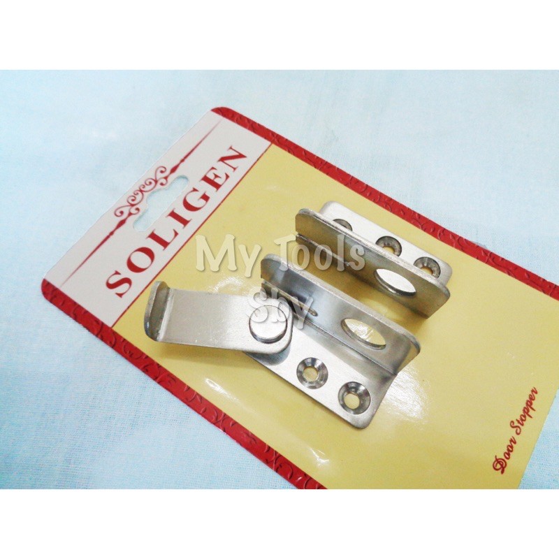 Grendel Pintu Dorong / Sorong Stainless Steel Soligen Pintu Kamar Mandi / Kamar Tidur / Gudang