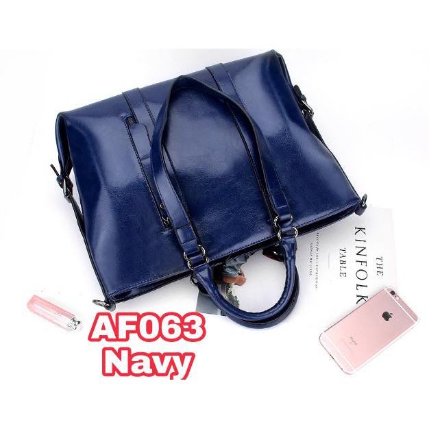 MANTUL Tas wanita import chanel handbag tas bahu tas selempang 044 ungu - Navy Biru REKOMEN