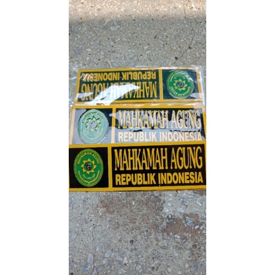 stiker mahkamah agung/stiker motor mahkamah agung