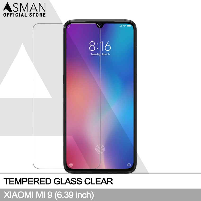 Tempered Glass Xiaomi Mi 9 (6.39&quot;) | Anti Gores Pelindung Layar Kaca - Bening