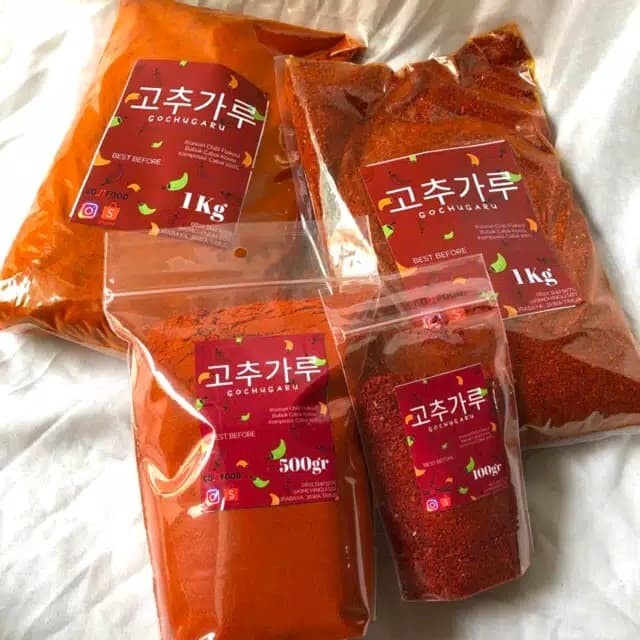 

bahan makanan Gochugaru import bubuk cabe korea 1 kg - Halus - BARU