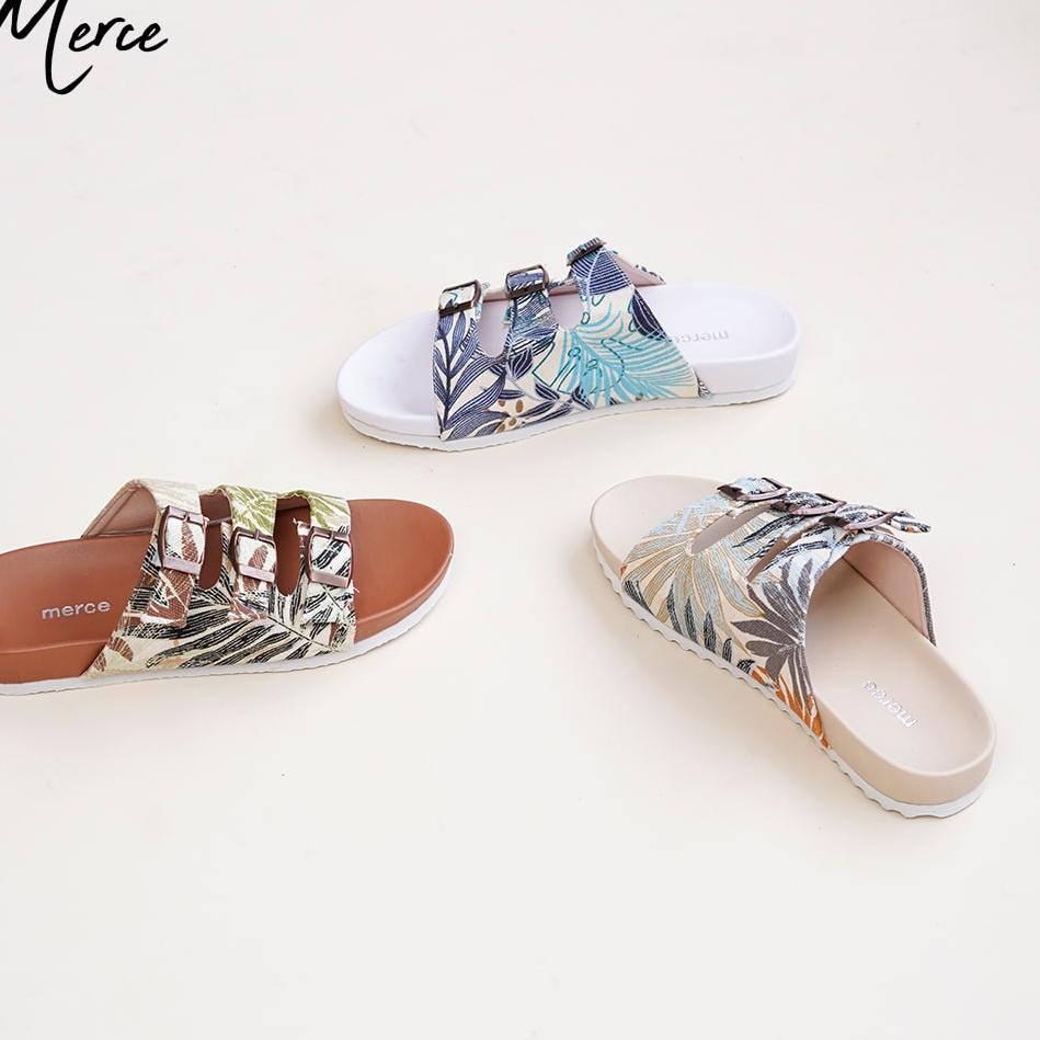 Stok terbatas.. Merce Sandal Birken Wanita LISBON Slip Sendal